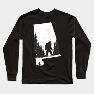 Alabama Bigfoot Long Sleeve T-Shirt